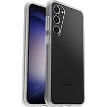 OtterBox Cover per Samsung Galaxy S23 React Series, Resistente a Shock e Cadute Fino, Cover Ultrasottile, Testata a Norme Mil-Std 810G, Trasparente