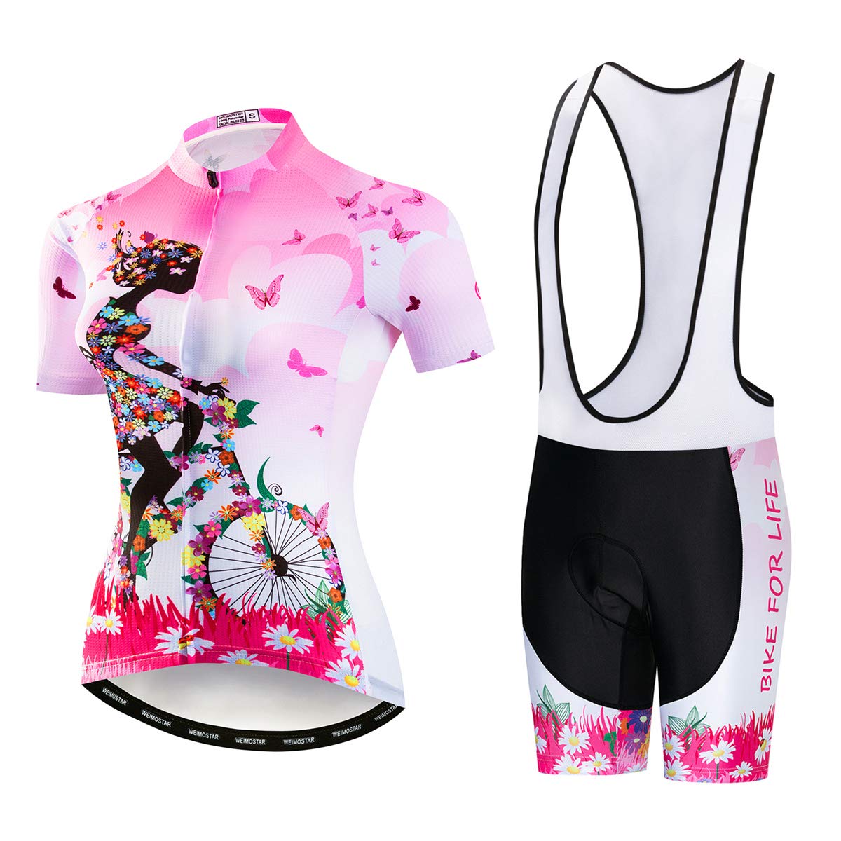 Cycling Jerseys Women Bike Shirts Short Sleeve Bicycle Clothes Breathable Stretch Labric Bicycle Uniforms