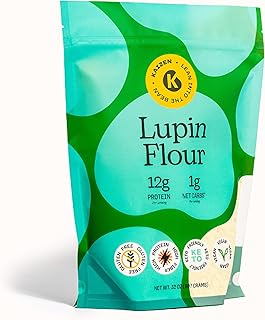 Kaizen Lupin Flour 2lbs – High Protein, Low Carb, Keto Friendly, Gluten Free Ground Lupini Flour – Non GMO, Vegan, Low Cal...