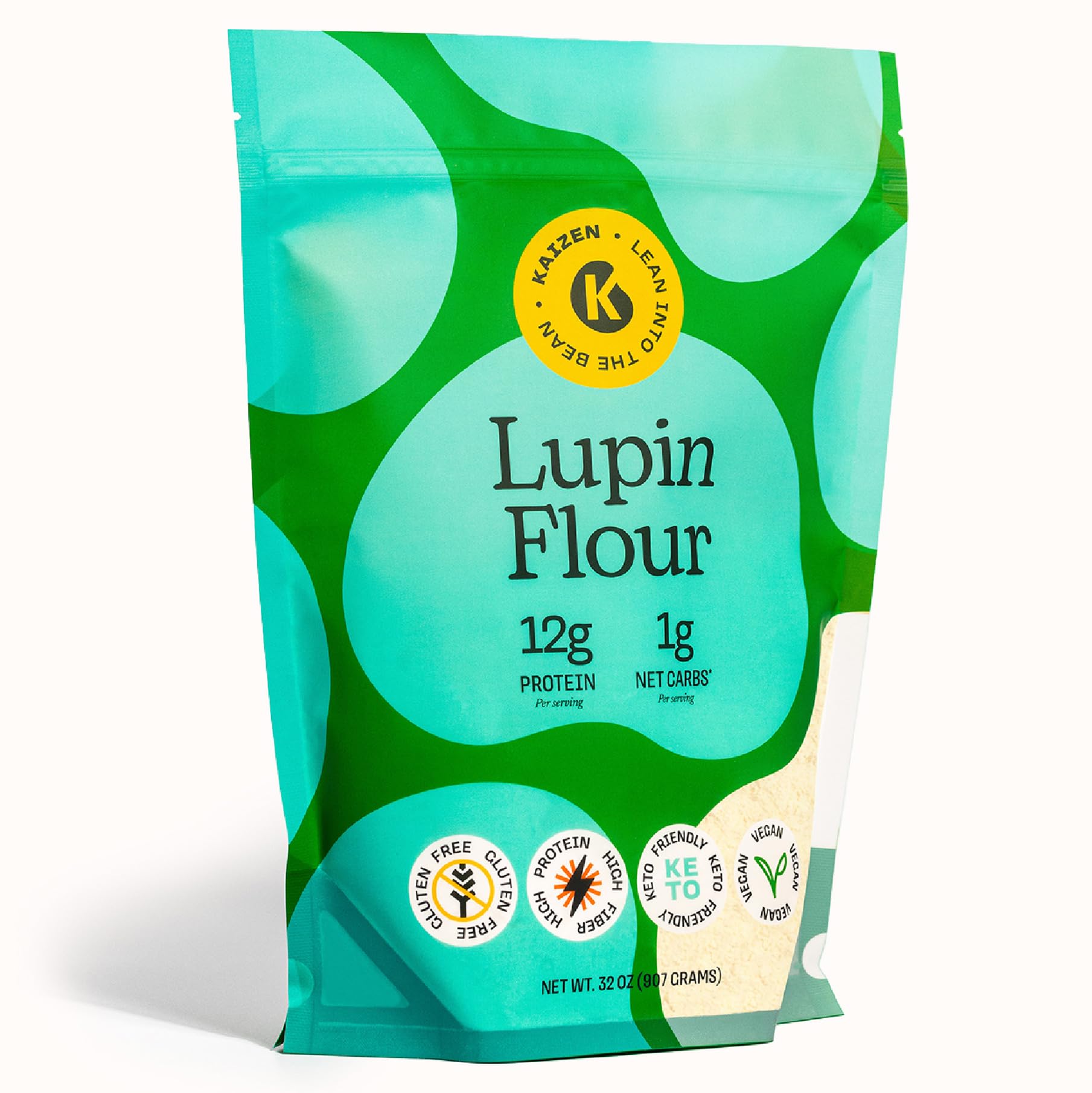 Buy Kaizen Lupin Flour 2lbs High Protein, Low Carb, Keto Friendly