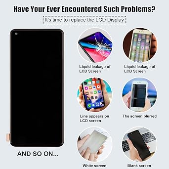New TFT LCD Display for Oneplus 9 Pro/Oneplus 10 Pro/Oneplus 11 Touch Screen Digitizer Assembly Replacement with Upgraded Repair Tools Kit-NO Fingerprint Function