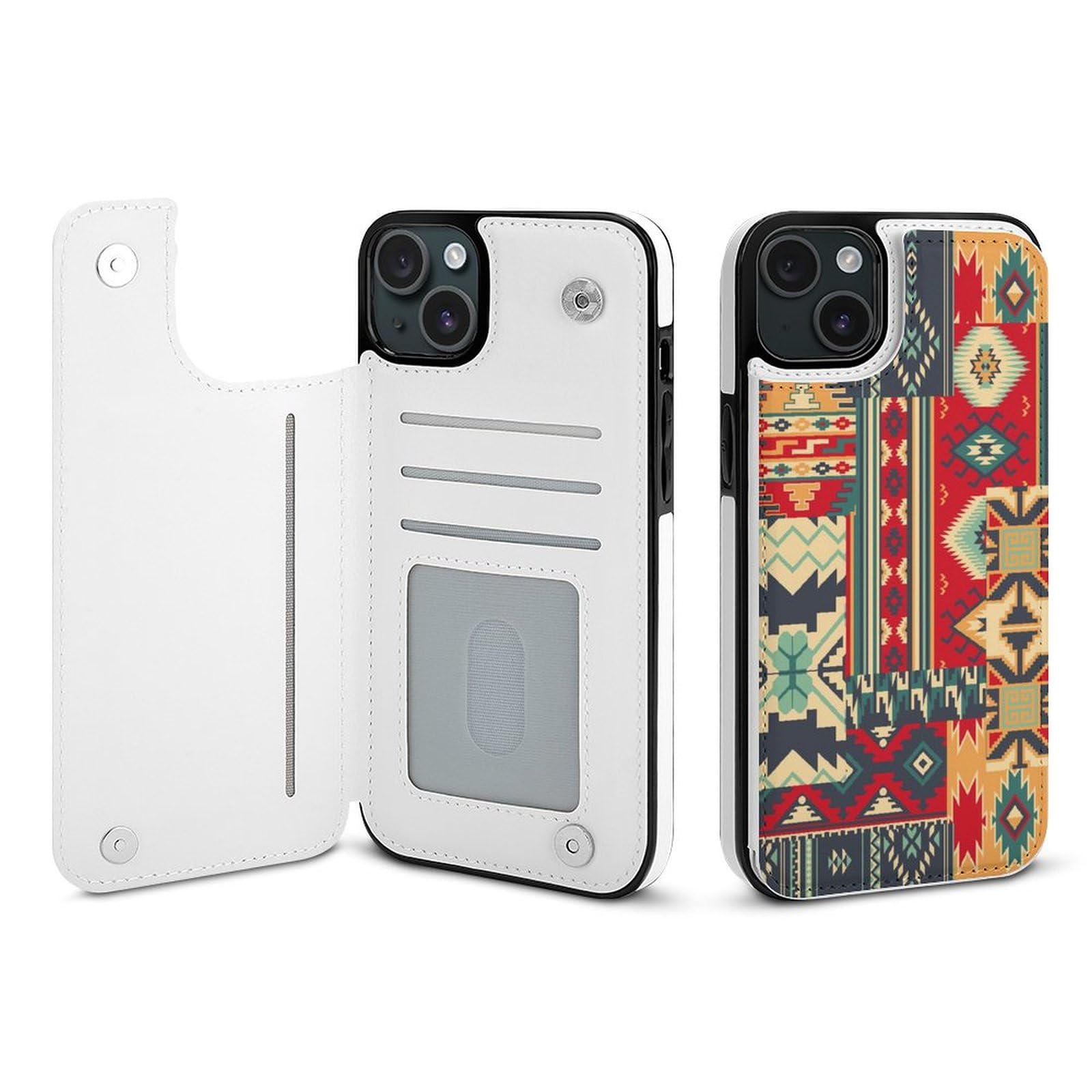 Amazon.co.jp: IPhone15 ケース 手帳型 インディアン ネイティブ 
