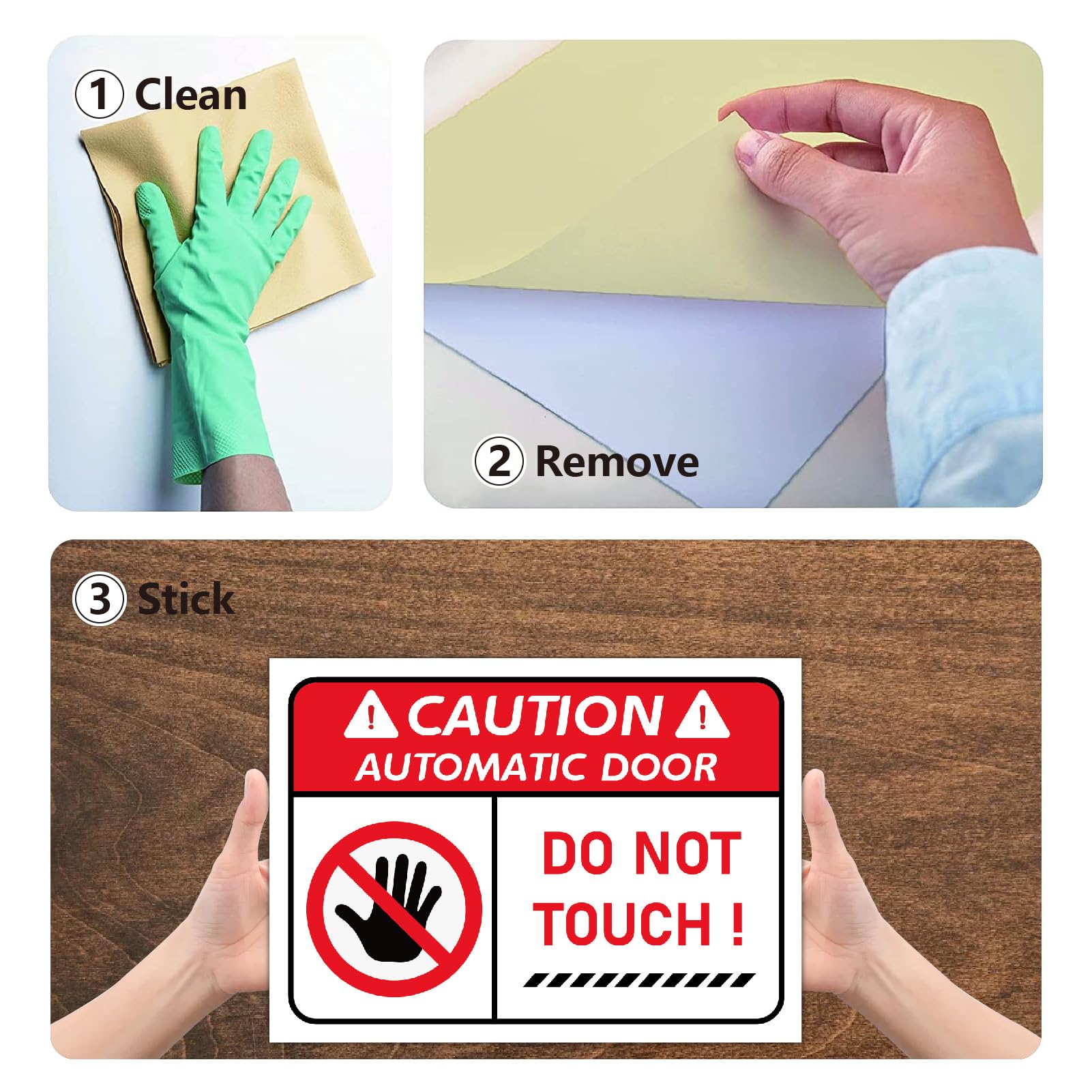 Adhesivo De Vinilo Con Texto En Inglés «Do Not Sla» (Do Not Sla Door