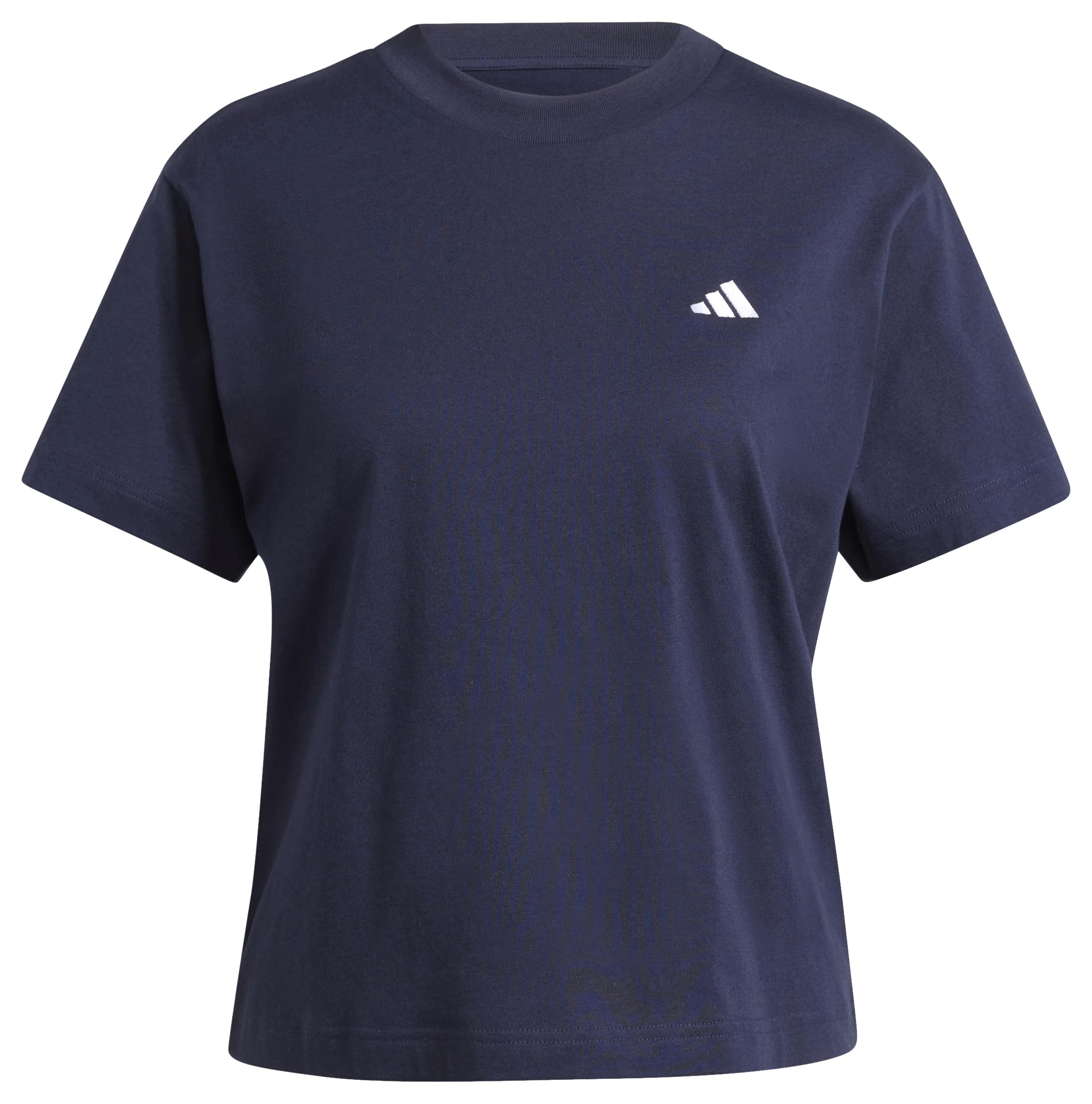 adidas Women's Essentials Small Logo T-Shirt, Legend Ink, L