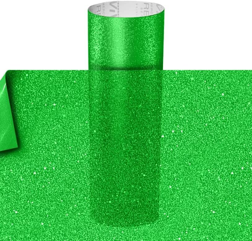 Miniatura 2 de VViViD Rollo de vinilo adhesivo mate esmerilado grabado para ventana (12 pulgadas x 7 pies, verde)