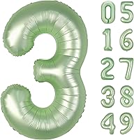 Vista 268 de Globos con números con estampado de vaca, globos de 40 pulgadas del número 0-9 (cero-nueve), globo de vaca para suministros de fiesta de cumpleaños