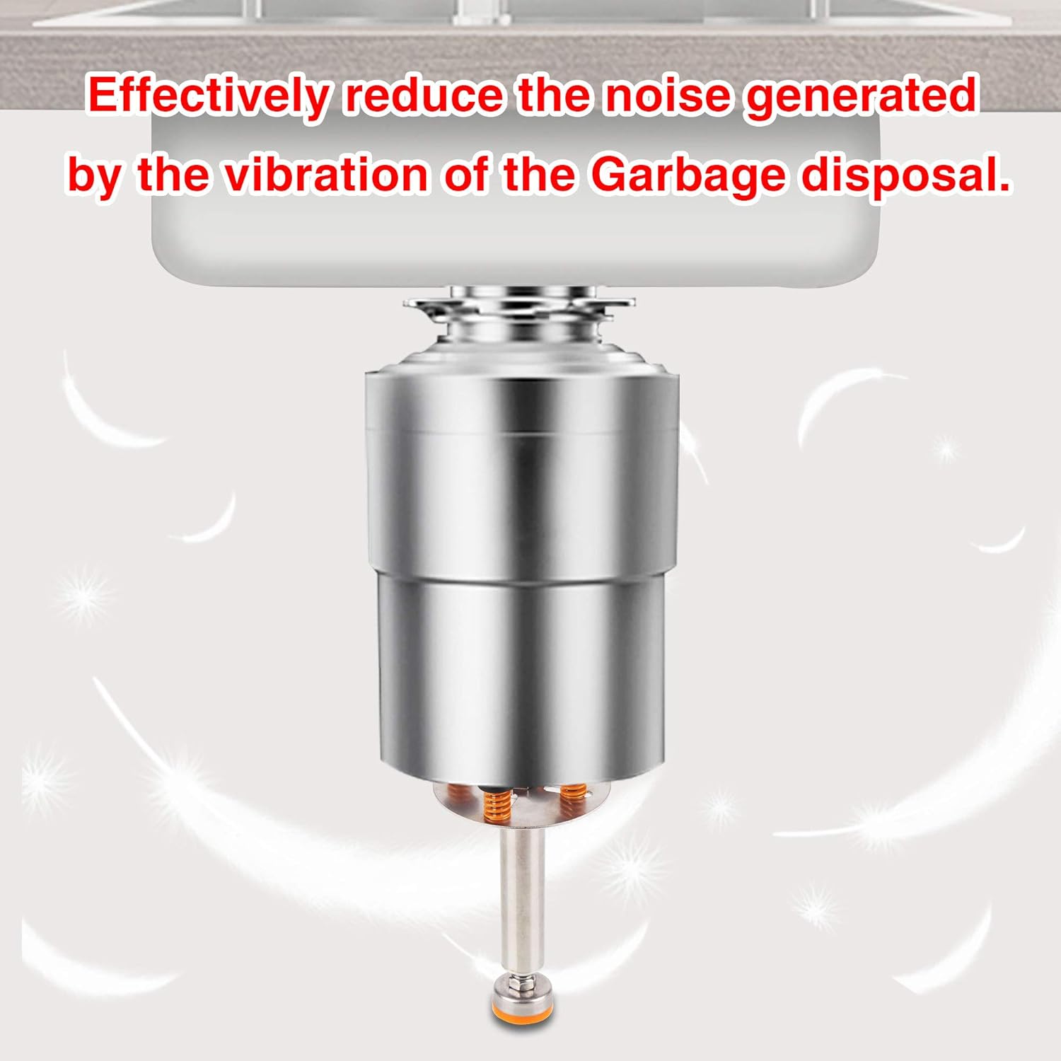 TYESTAND KT4 Garbage Disposal Shock Absorber Support Brackets Noise