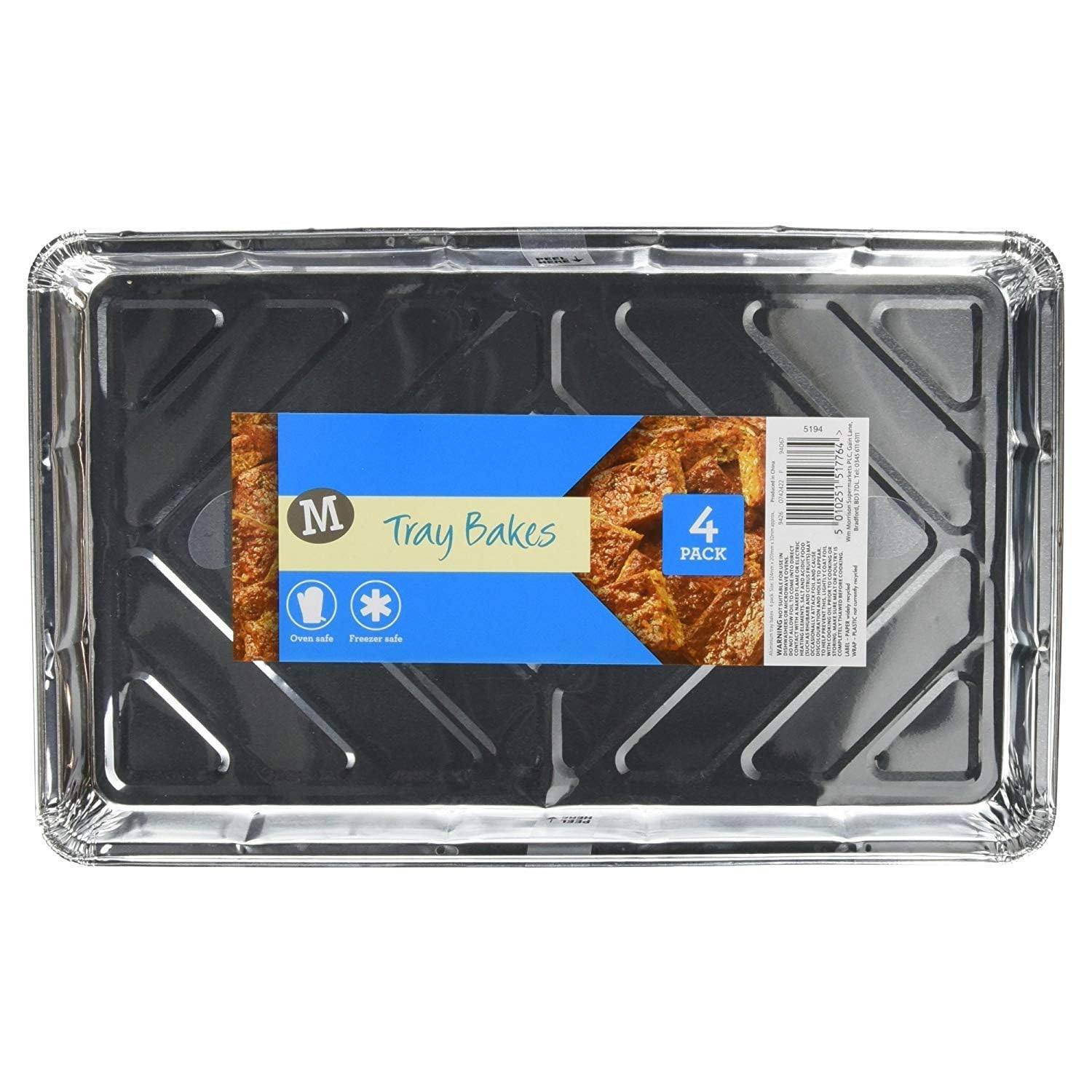 Morrisons Foil Tray Bakes 4 pack