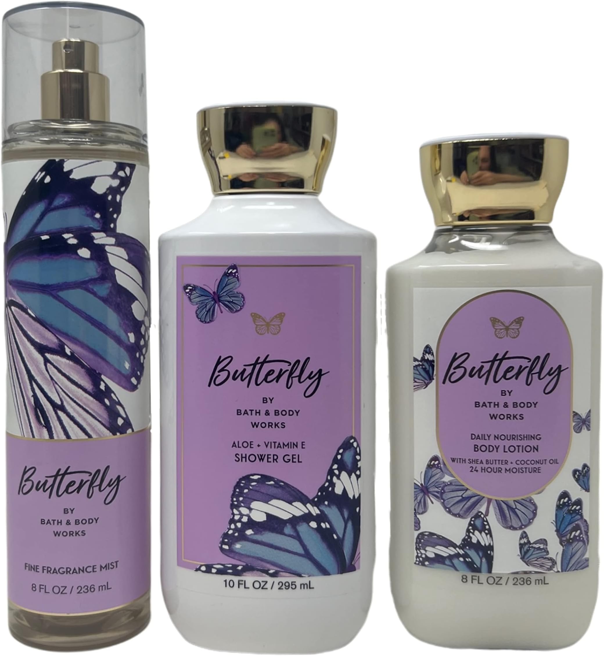 Butterfly - Trio - Shower Gel, Fine Fragrance Mist and Body Lotion