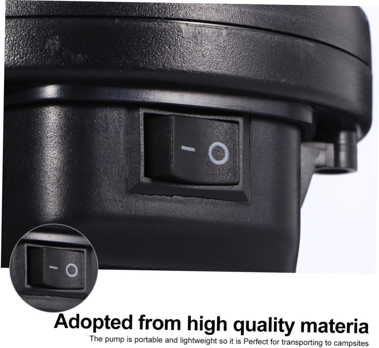 Battery-Powered Inflation Pump Electric Air Pump for Inflatables Kayak Airbed Boat Fish 3 Nozzles Us Plug