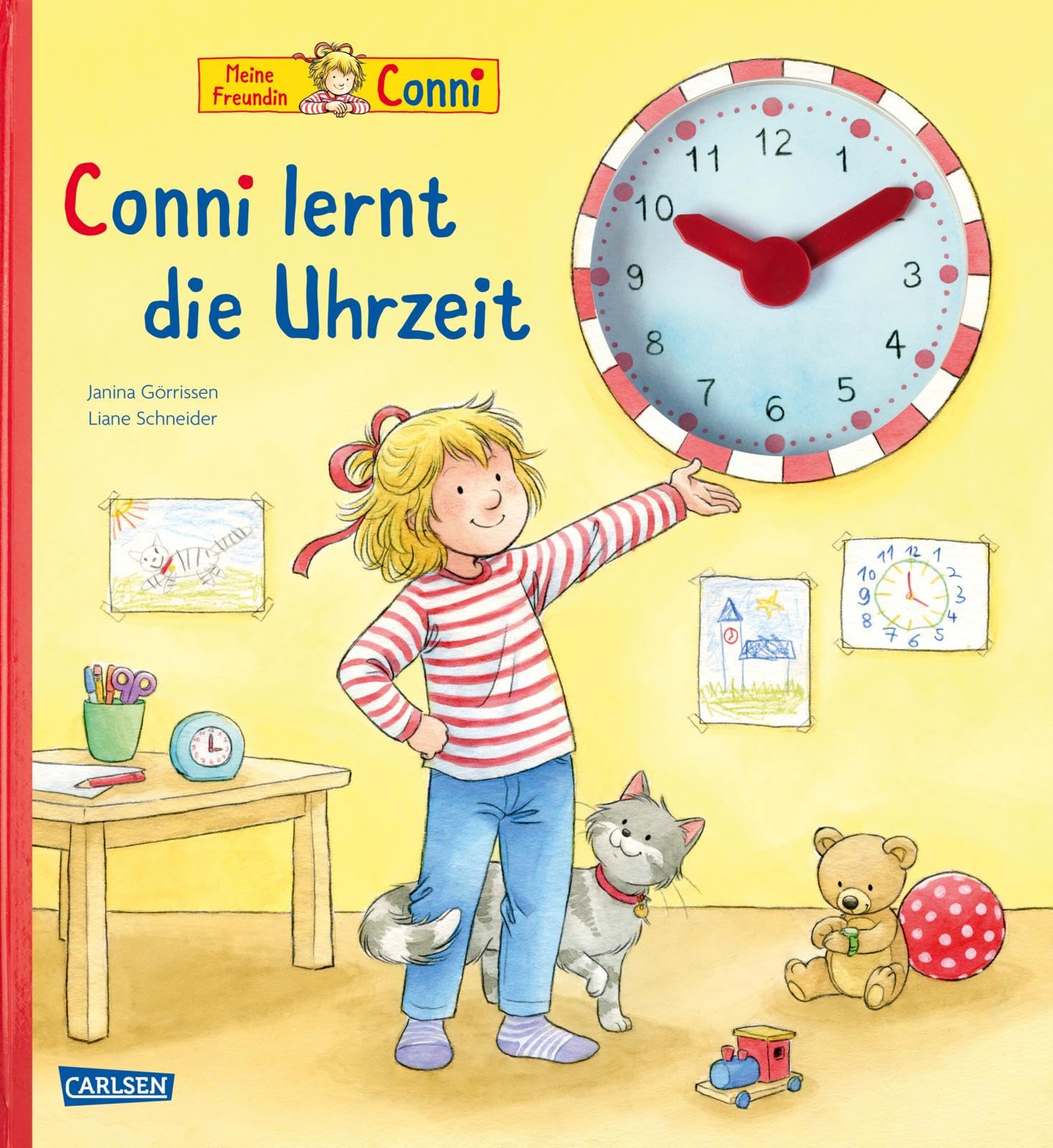 Conni-Bilderbücher: Conni lernt die Uhrzeit: Kinderbeschäftigung ab 5 Jahren