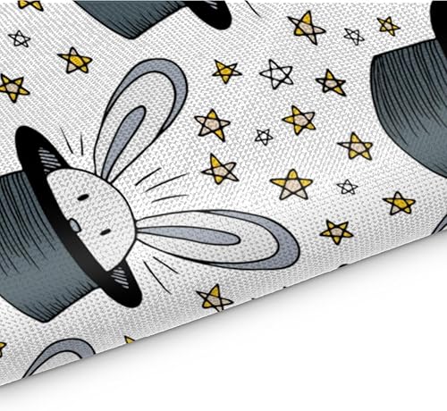 Miniatura 3 de Rabbits Adorable Theme Placemats Set of 4 Table Mats Washable Placemat Waterproof Place Mats for Party Home Dining Table Decor 18x12 in