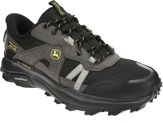 Skechers John Deere Built Equalizer 5.0 Trail-Harvester 256009 Mens Slip On, 11 DM US, Black
