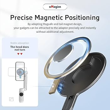 Insta360 Flow magsafe アダプタ付き Amazon.com : Rszfnjxry Magnetic Mount Adapter Accessories