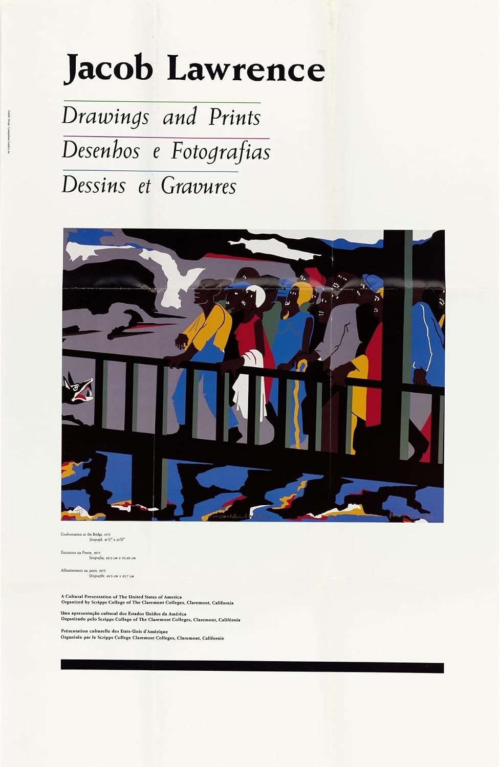 ArtDirect Jacob Lawrence: Drawings and Prints Unframed Art Print Giclee Poster by U.S. Information Agency - Ready for Framing with Customization Sizes 6x10, 9x14, 13x20, 23x36, 31x48 and 39x60 inches