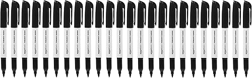 Miniatura 9 de Tienda Basics - Rotuladores permanentes de punta fina color negro paquete de 12