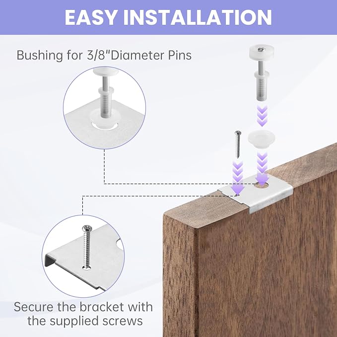 Kit de reparación para puertas plegables N 7192 con pivote y guía miniatura 4