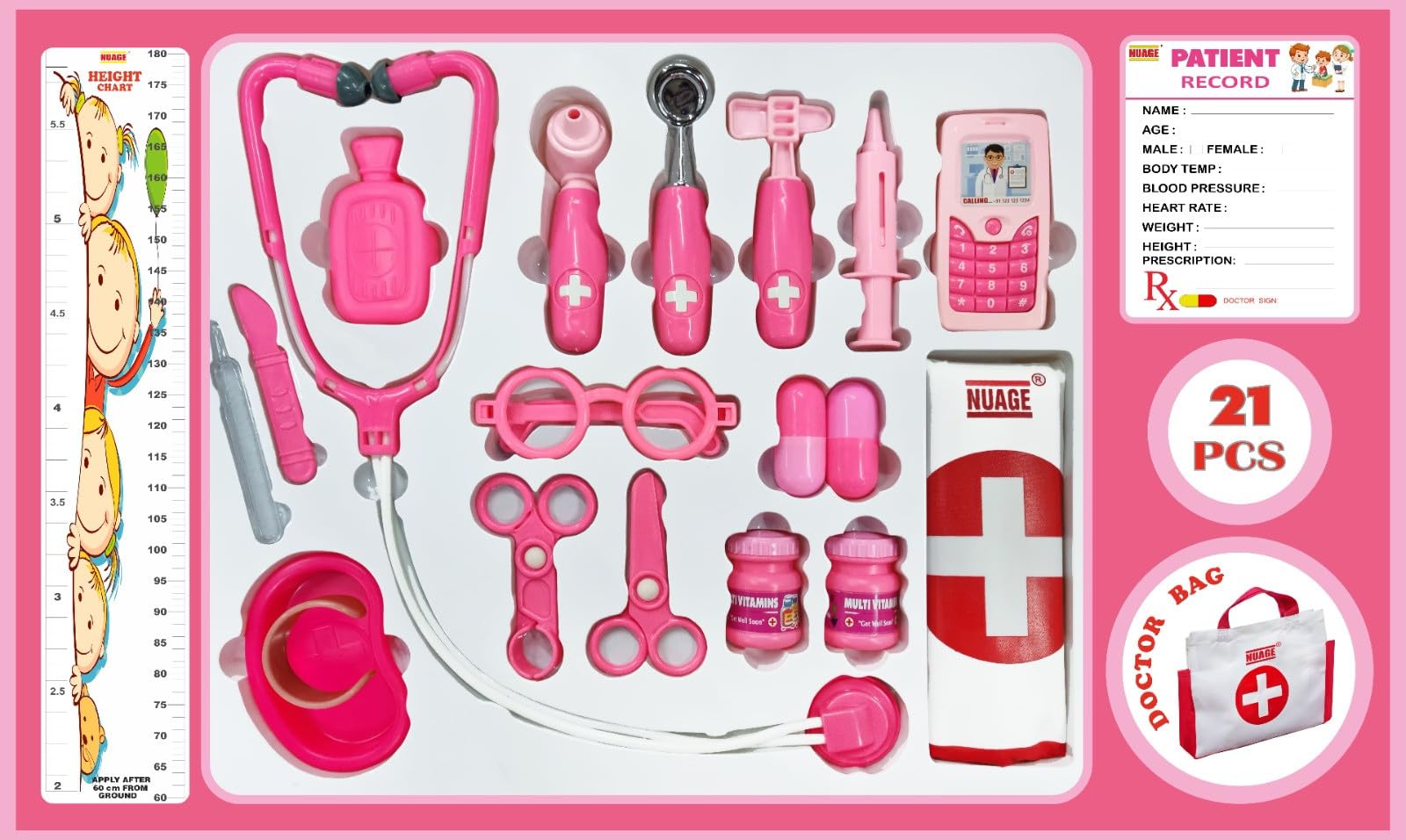 Buy Nuage Doctor Set Includes 21 Pieces, That Your Little one Will