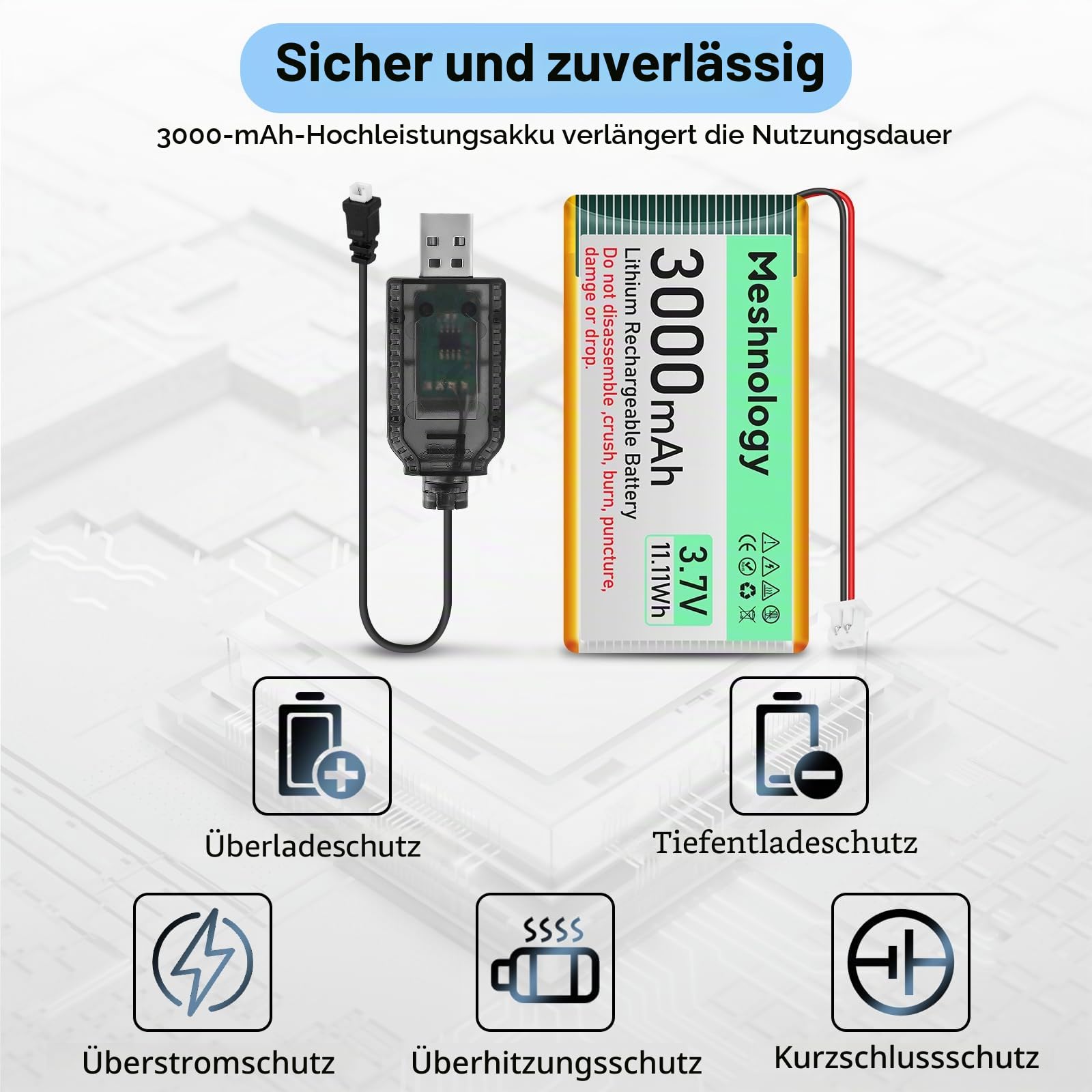 ESP32 LoRa V4 Dev Board + 3000-mAh-Akku, verbessertes ESP32-S3 LoRa WLAN Bluetooth 2 MB PSRAM 16 MB Flash 863-928 MHz Antennen OLED Unterstützt GPS und Solar für Arduino Meshtastic LoRaWAN