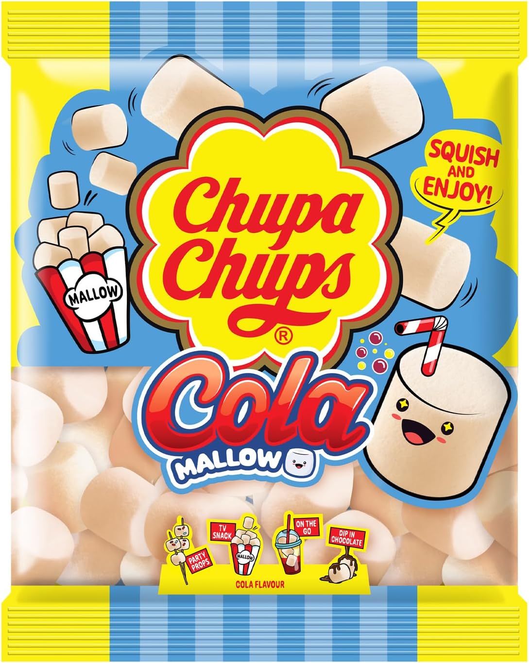 Chupa Chups Marshmallow Cola Flavour 120 g
