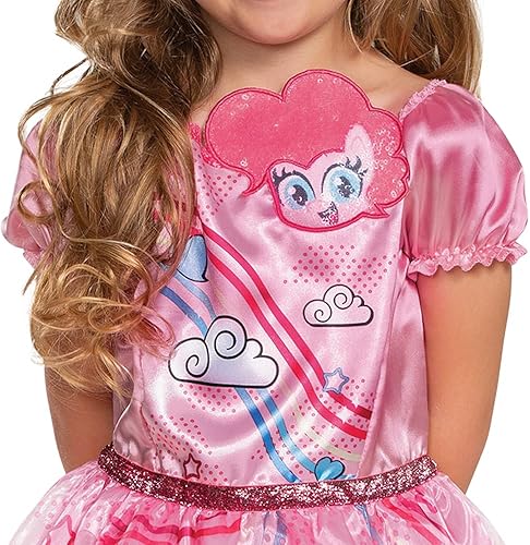 Miniatura 4 de Pinkie Pie Disfraz para niñas, vestido tutú oficial de My Little Pony, traje de personaje estilo Chibi, niños