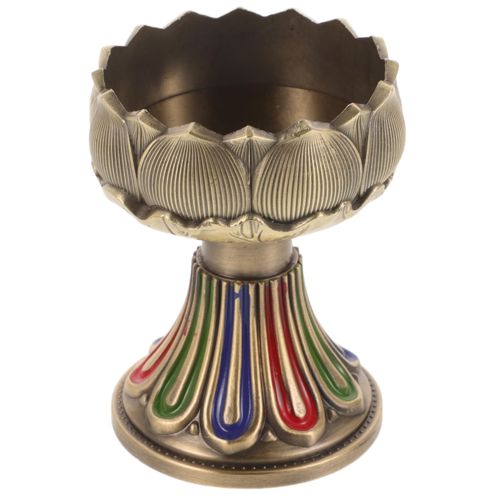 OSALADI Lotus Ghee Lamp Holder Lotus Tealight Candle Holders Votive Candle Holders Pillar Candle Holder for Wedding Party Baby Bride Shower Party Table Centerpieces