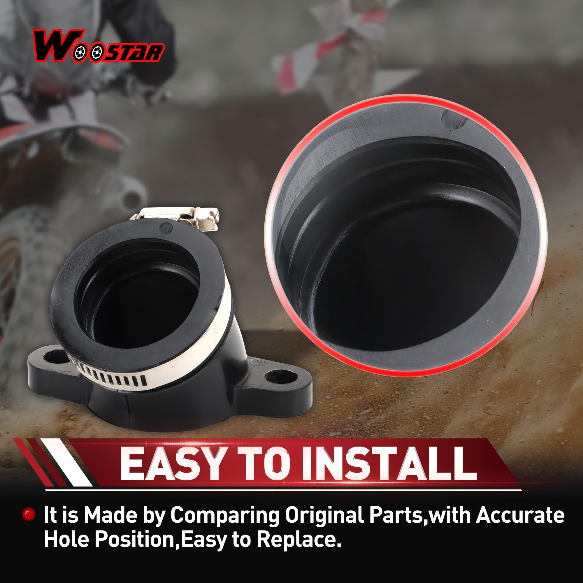 WOOSTAR Carburatore Tubo Collettore di Aspirazione Sostituzione per Polaris Xpedition 325 ATP 330 4X4 Trail Boss 325 OEM #3087050