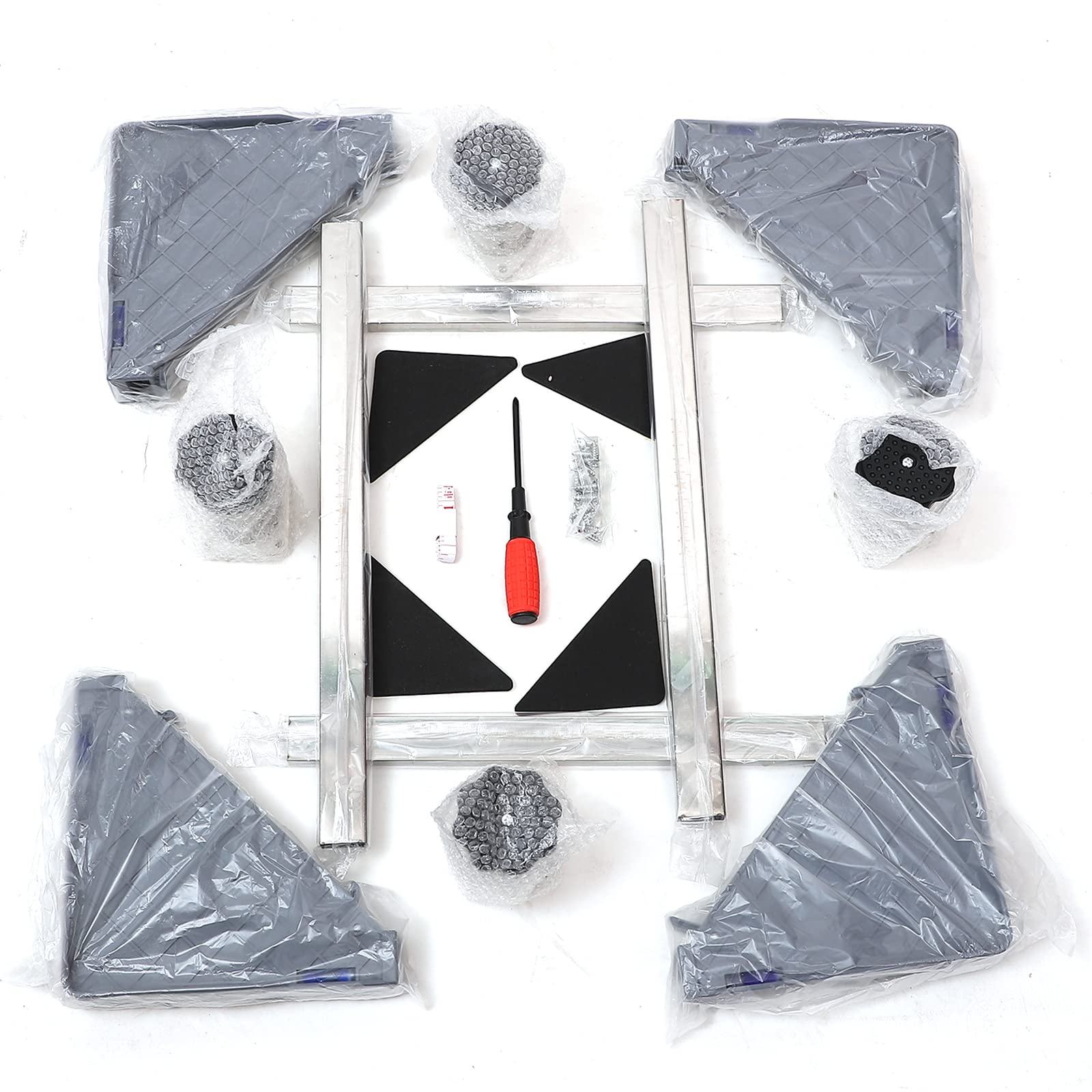 Podest für Waschmaschine FüßEhöHen 10/15/20/25cm Tiefkühltruhe Untergestell 50-75cm Kühlschrank Verstellbare Sockel Möbelträger füR Geschirrspüler Antivibrationsmatte