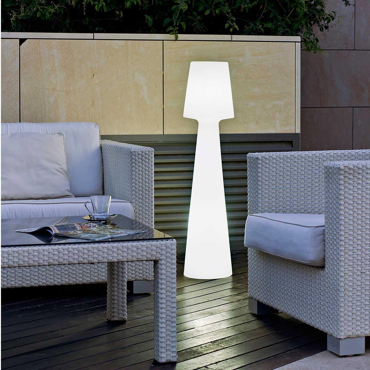Datalight LUMLL110WLNW, Ambiente Leuchte 110 cm LED/RGB und Akku, Acryl, Ambiente Leuchte 110 cm LED/RGB und Akku, 110 x 25 x 25 cm