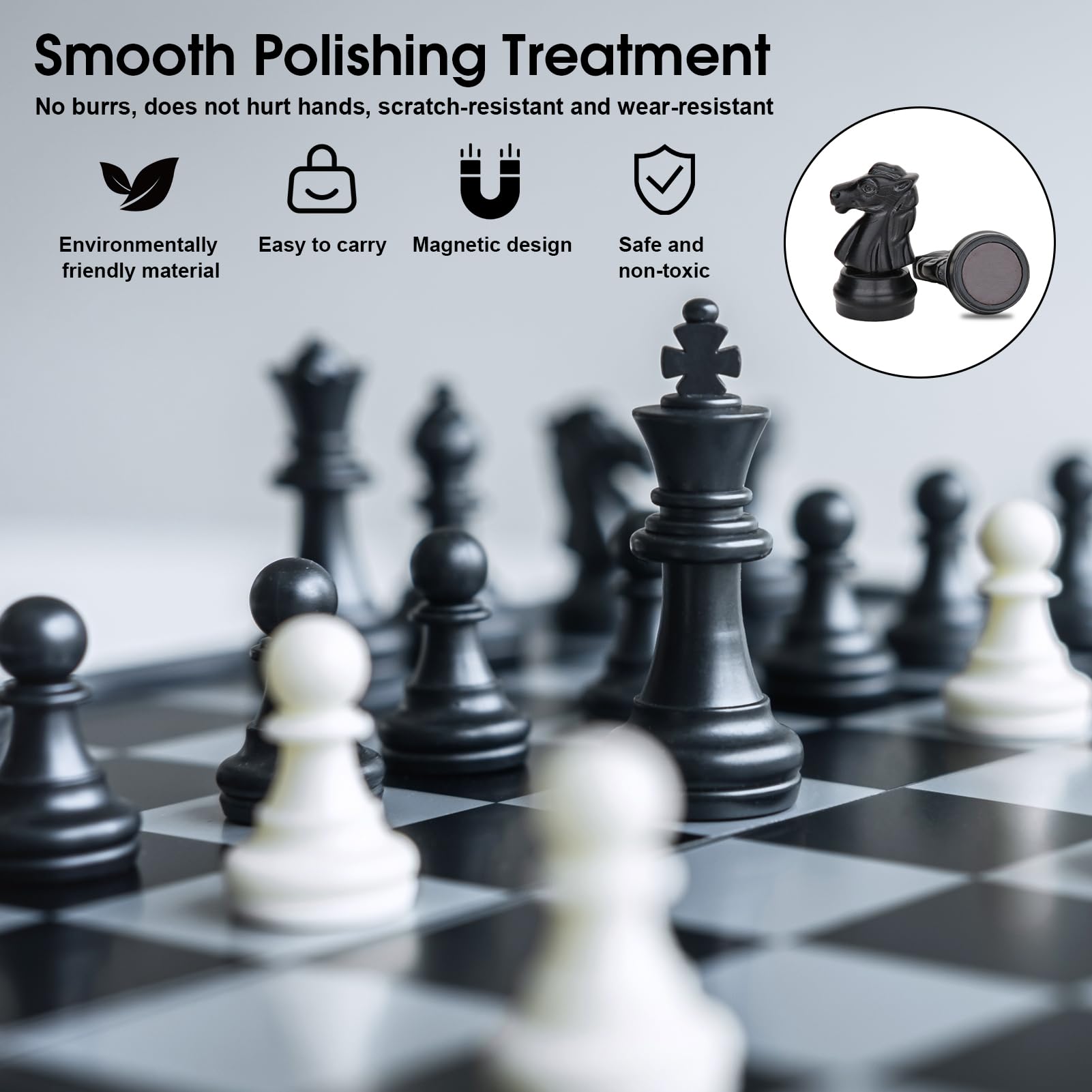 GCNWW Mini Magnetic Chess Set - Image 3