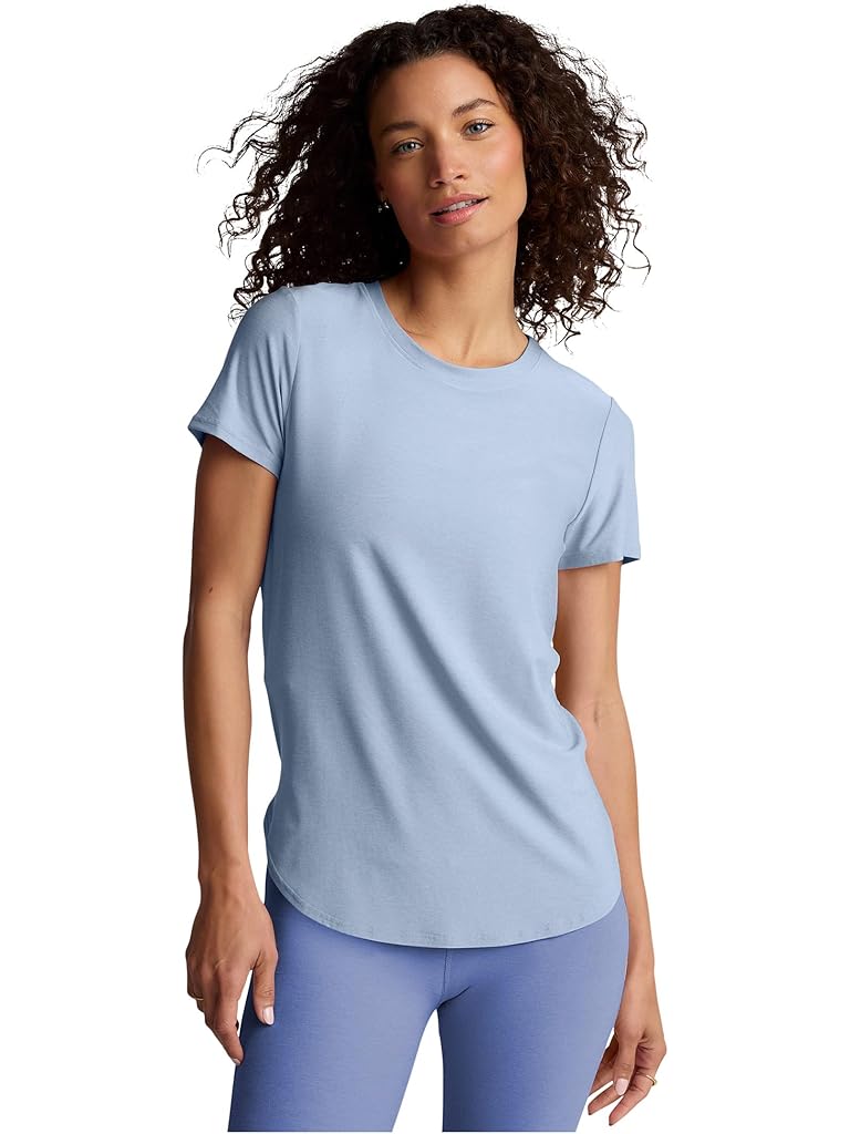 Blue Beyond Yoga Featherweight On The Down Low Tee