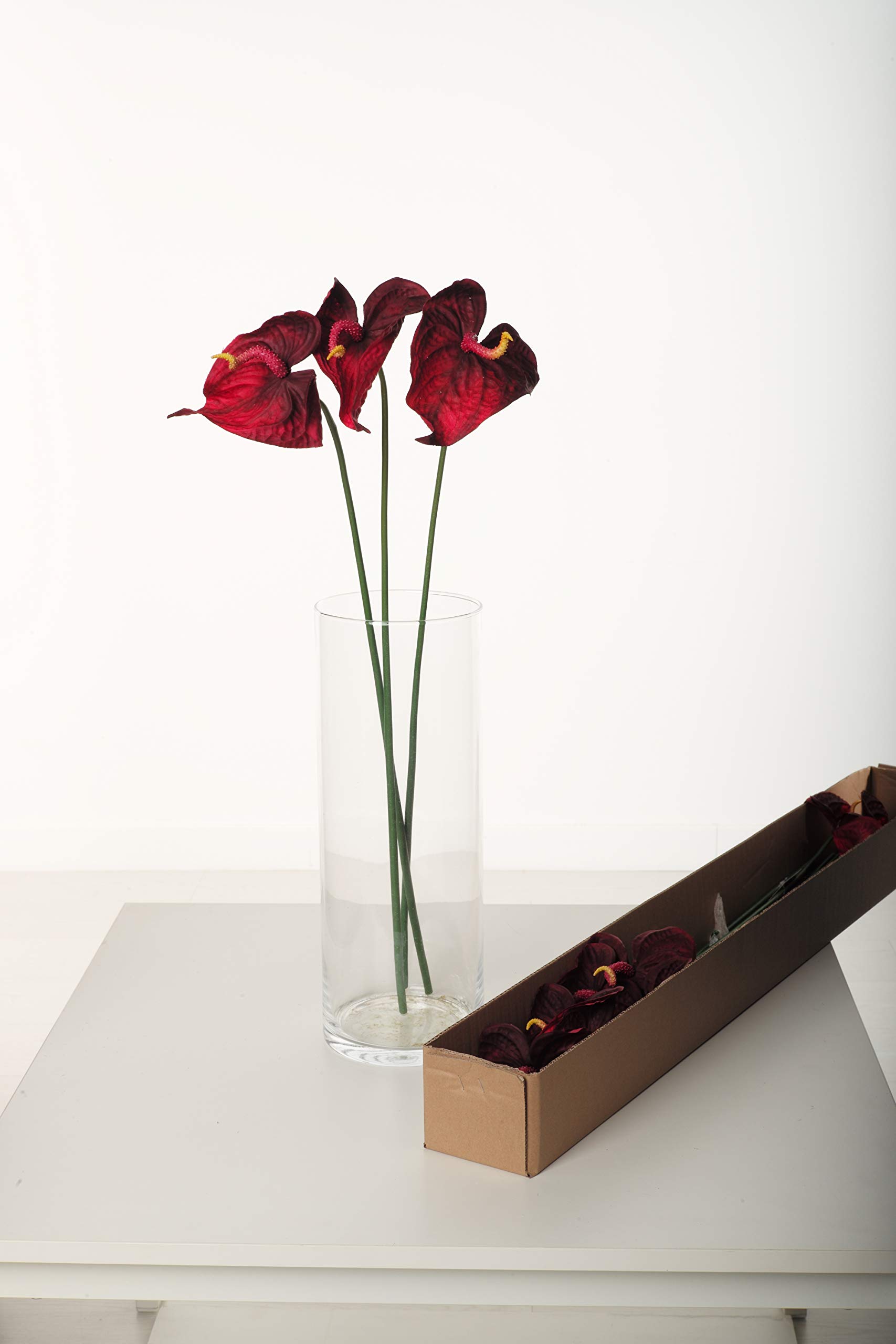 Express Flor Artificial Flowers, Plastic Metal, red, 74cm - Image 2