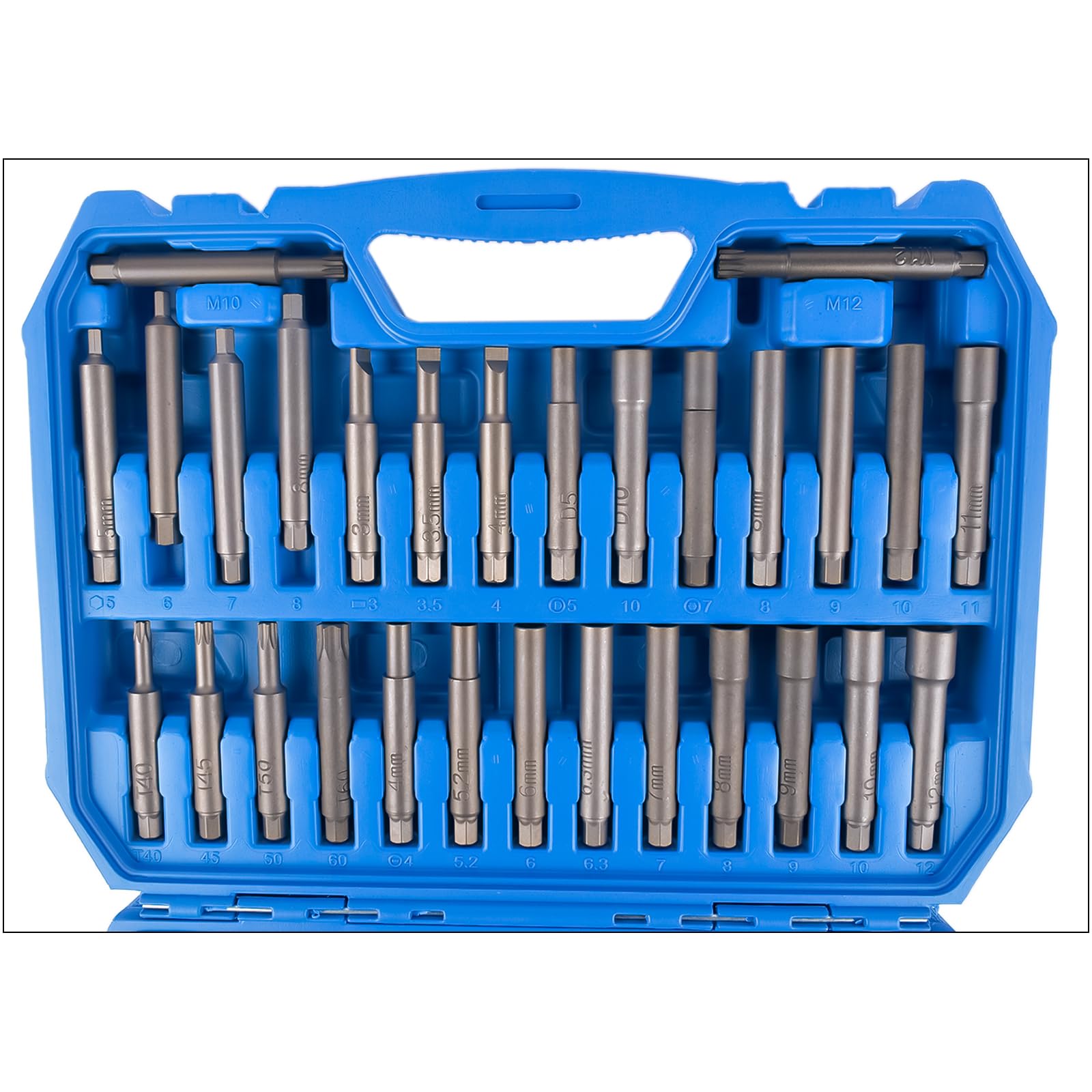 Bisenya 50Pcs Ammortizzatore Socket Chiave Set Ammortizzatore Nut Removal Tool Compatibile con V-W Hon-da Fo-rd Citr-oen