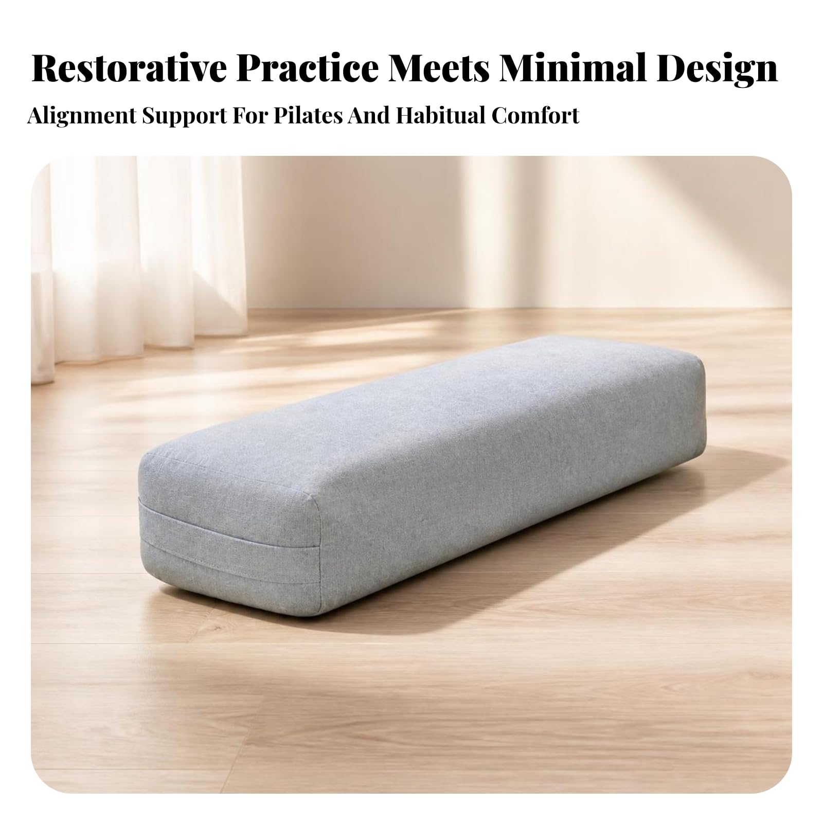 Cuscino Meditazione Bolster Sfoderabile