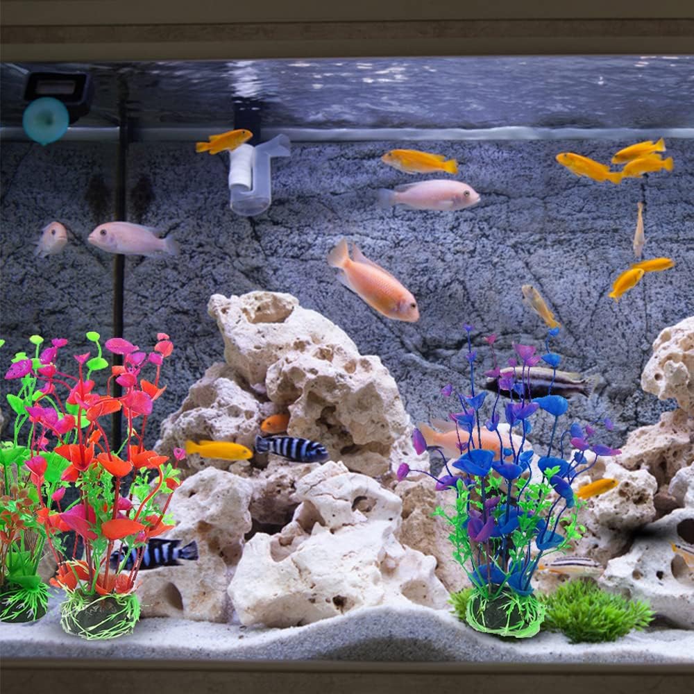 EACHPT Aquarium Plants, Fish Tank Plants, Fish Tank Plants Artificial