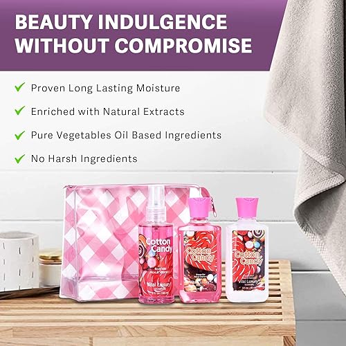 Miniatura 7 de Vital Luxury - Juego de viaje para el cuidado del cuerpo y el baño  Un juego de regalo ideal para el spa en el hogar incluye loción corporal gel de