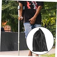 Vista 7 de Trekking Pole Carry Bag Cane Bag Plegable Bastón Aleación de aluminio Elder Walking Stick Tela de Nylon Negro Bolsa de transporte