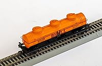 Vista 4 de Coche cisterna de tres cúpulas de 40' - Shell #1258 - Escala HO