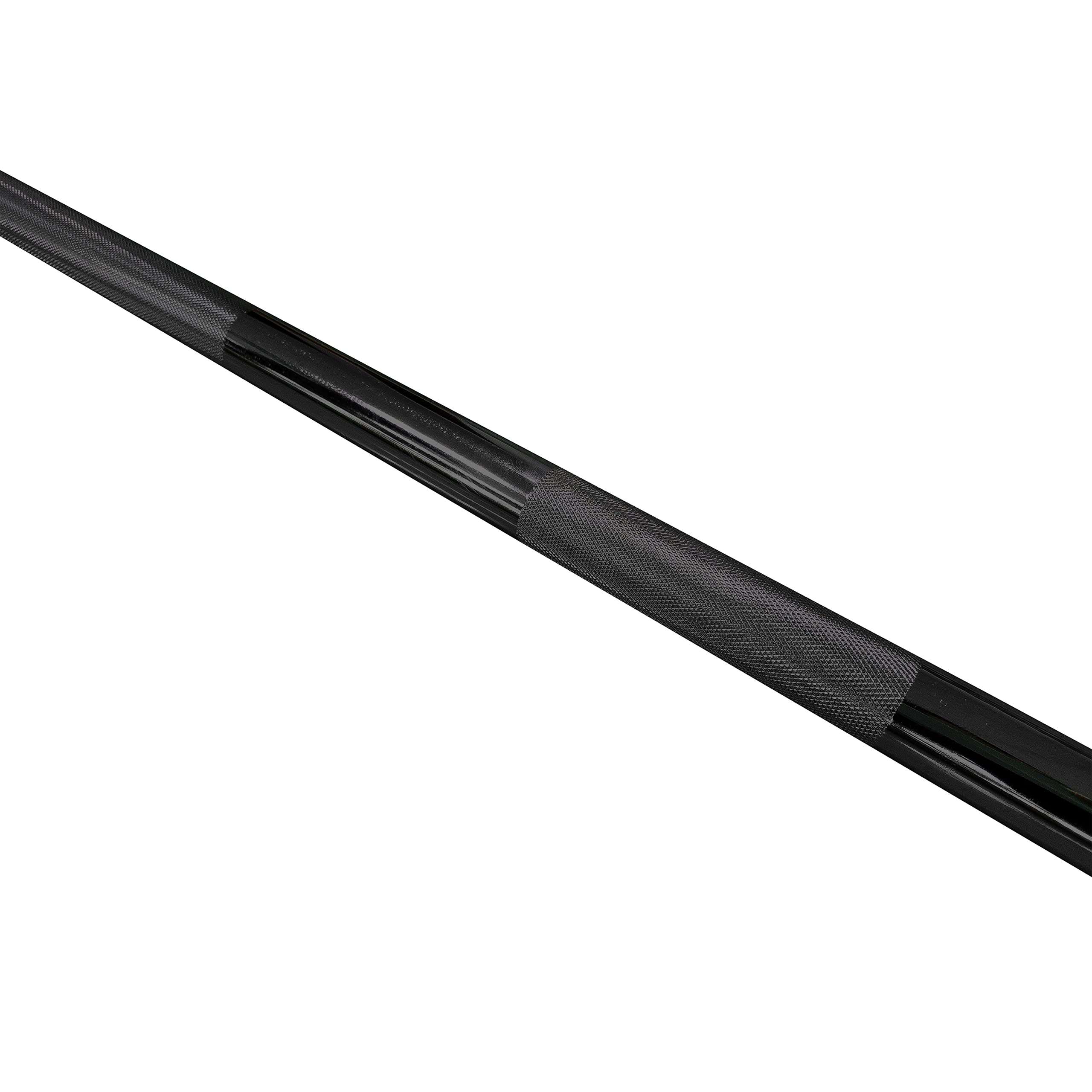 Cap 7 ft. Olympic Bar, 28mm Grip Diameter, Bronze Bushings, Black, 51.75 inches