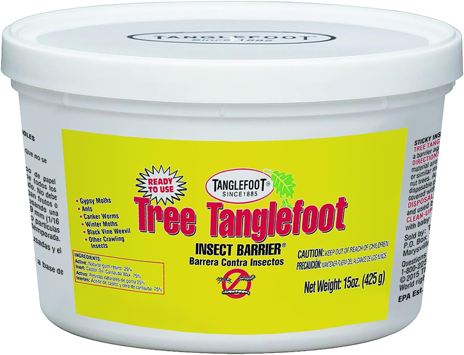 TanglefootInsect Barrier (Tub), 15 oz.