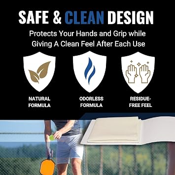 Gorilla Gold Grip Enhancer Tacky Towel - USA-Made Chalkless Formula | Perfect for Tennis, Golf, Softball and More - Competition Approved Multi-Sport Moisture Control for Sweaty Hands