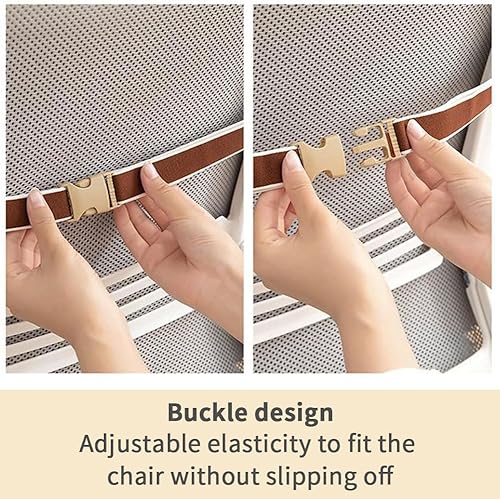 Miniatura 2 de Cojín para silla de escritorio con asiento suave y soporte de respaldo, 35.4x19.7 in