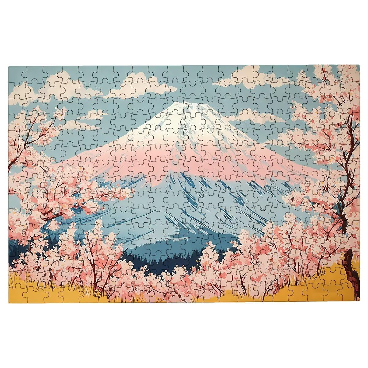 Puzzle 2000 Piezas Japón, Puzzle Madera Paisajes, Clásico Rompecabezas Desafiante para Toda la Familia, Juguetes Rompecabezas Letras en la Parte Posterior, Regalos Originales para Hombre Decor -1845