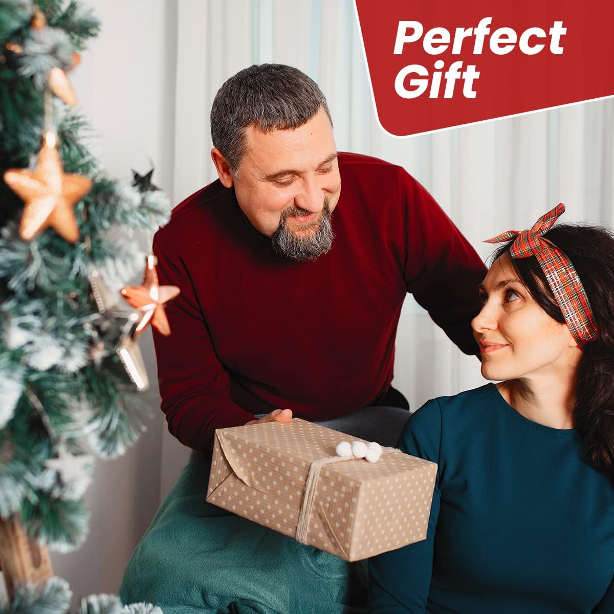 Christmas Tree Stand With Water Reservoir and Fast Clamp - Fits 6ft Tree with 5" Diameter - Equipped with a Water Level Indicator - No Assembly Required - Suitable for Indoor or Outdoor and can Accommodate both Real and Artificial Trees