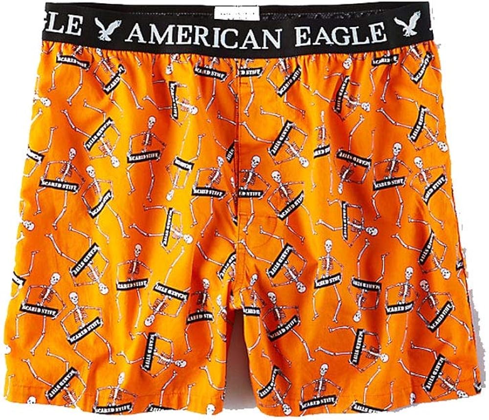 American Eagle Outfitters AEO Herren Halloween Scared Stiff Boxershorts