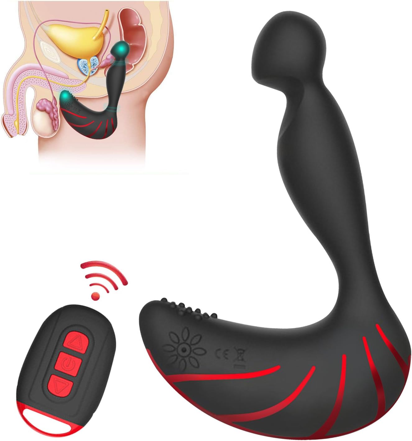 Mens Wireless Remote Control Adùllt Toy Enlarged Prostàte Supplements for Mens Portable Male Vibrating Prostàte Massger for Men Imitàtor Amàles Products Vibrarter for Man Bùllet T-Shirt