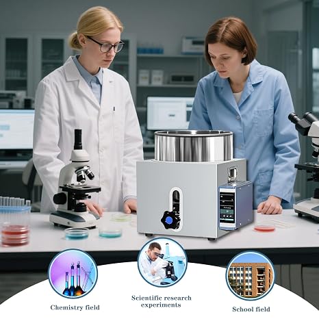 Professional Digital Water Bath for Labs - 2L/3L/5L Capacity, Precise Temperature Control with Lift-Type Heating, Scientific Research Equipment 3L