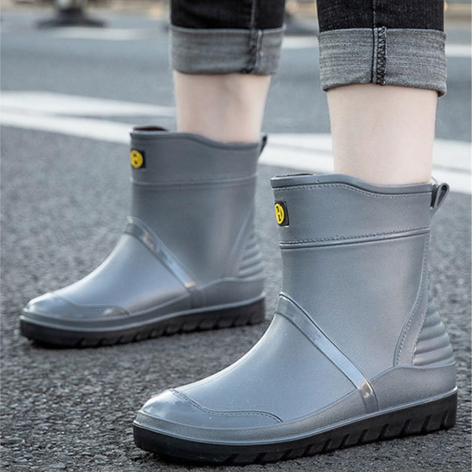 Buty Przeciwdeszczowe Męskie, Lekkie, Miękkie, Outdoorowe, Przeciwdeszczowe Buty Kuchenne, Antypoślizgowe, Do Wody Modne