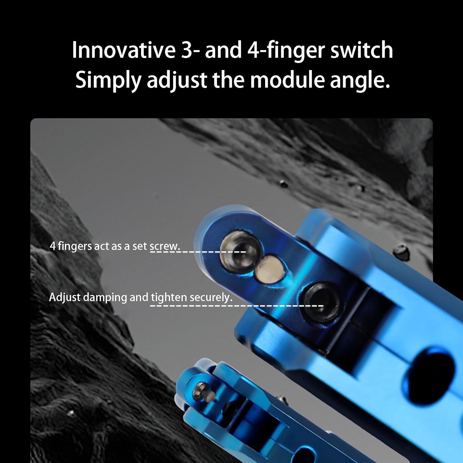 Bow Trigger Release Thumb Button Release High Carbon Steel Travel Sensitivity Adjustment 3 Finger/4-Finger Modes Switchable for Adults Youth Hunting Shooting Accessories