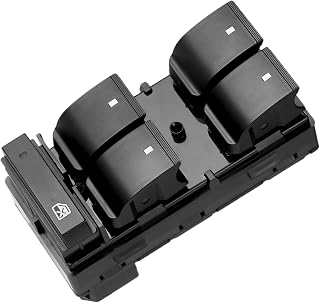 Drive Side Power Window Master Control Switch for | Chevy Silverado 1500 2500HD 3500HD,Traverse,HHR,GMC Sierra 1500 2500HD 3500HD,Yukon,Buick Enclave | Replaces OE# 20945129, 25789692, 25951963
